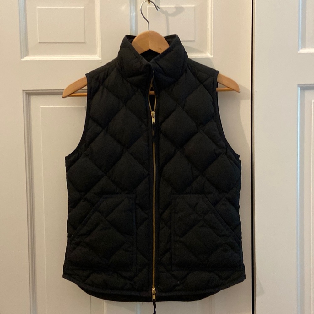 J.Crew black extra small vest excellent condition